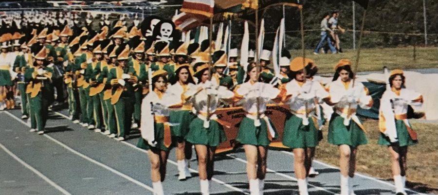 Extracurriculars, such as Marching Band, have been at South for nearly fifty years. PHOTO BY 1979 SOUTH YEARBOOK.