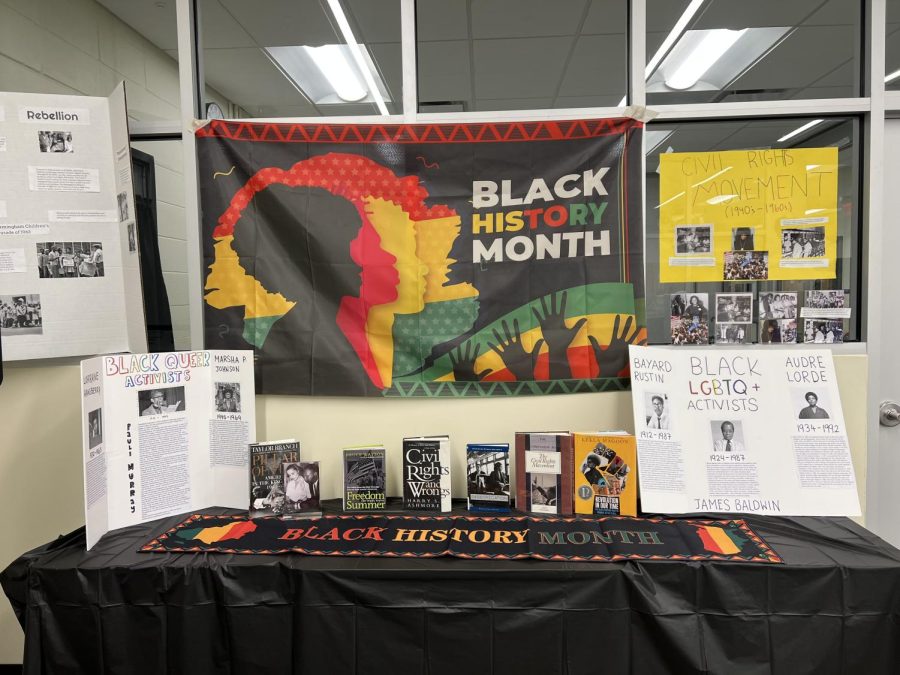 BSU+showcases+Black+history+and+culture+in+the+Media+Center.